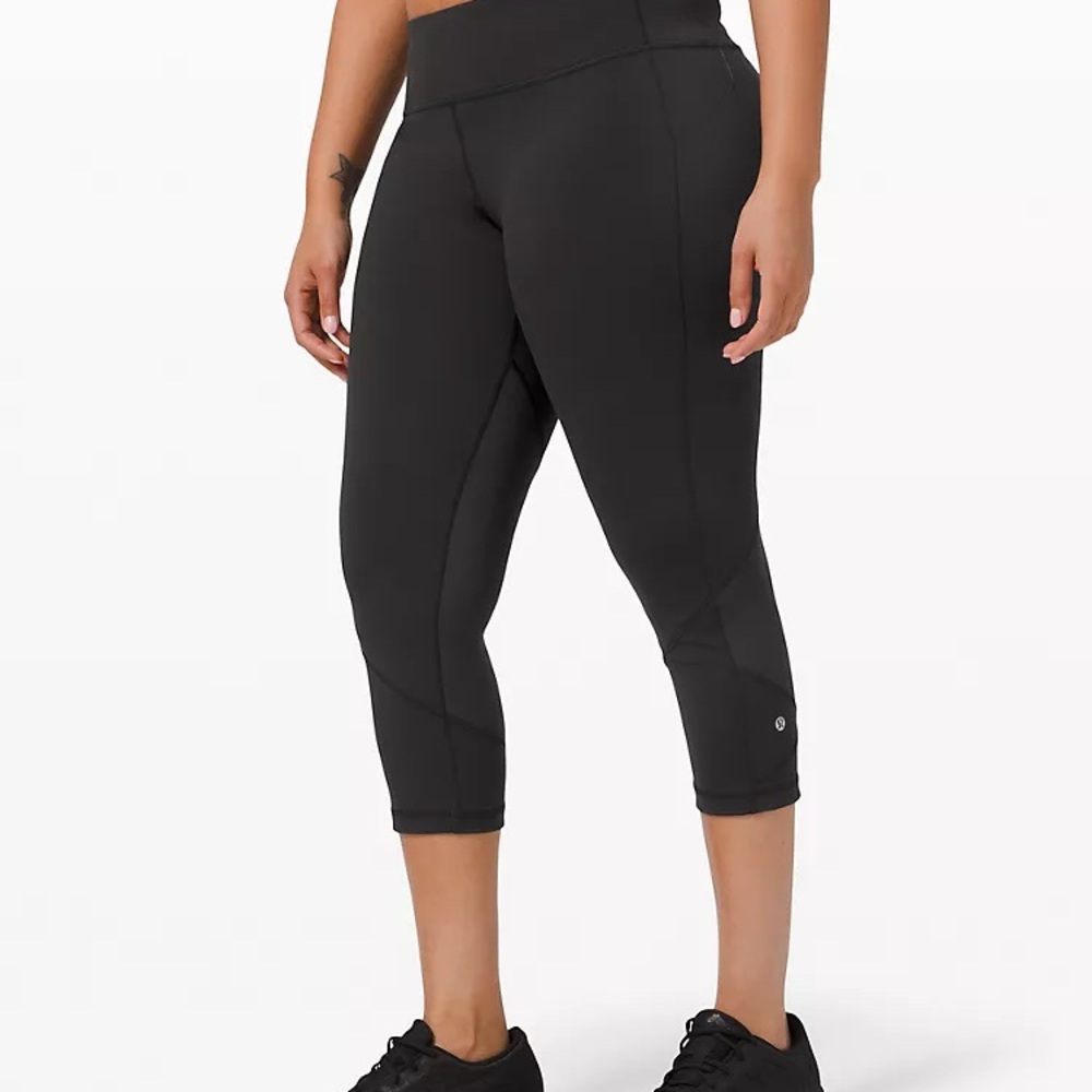lululemon athletica Charcoal Cropped Leggings